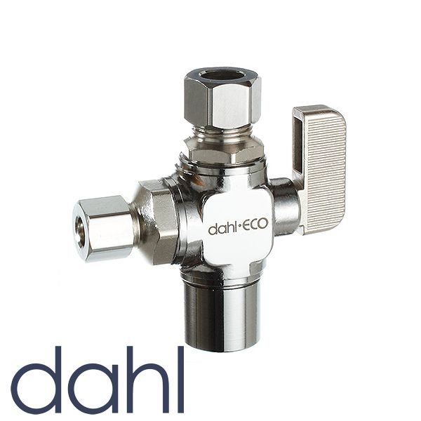DAHL Tee Supply Stop Copper Valve